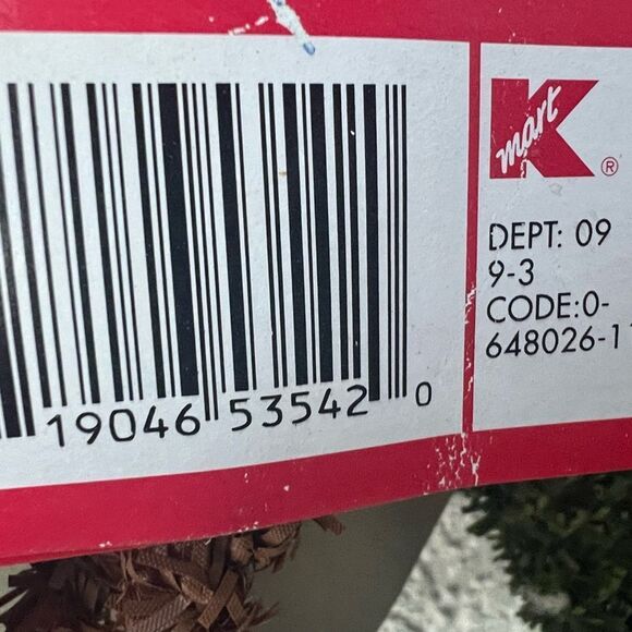 VINTAGE K-MART “TRIM A TREE” COLLECTION “THREE KINGS” MEDAL/TURF 36”~NOS~RARE - Picture 4 of 16